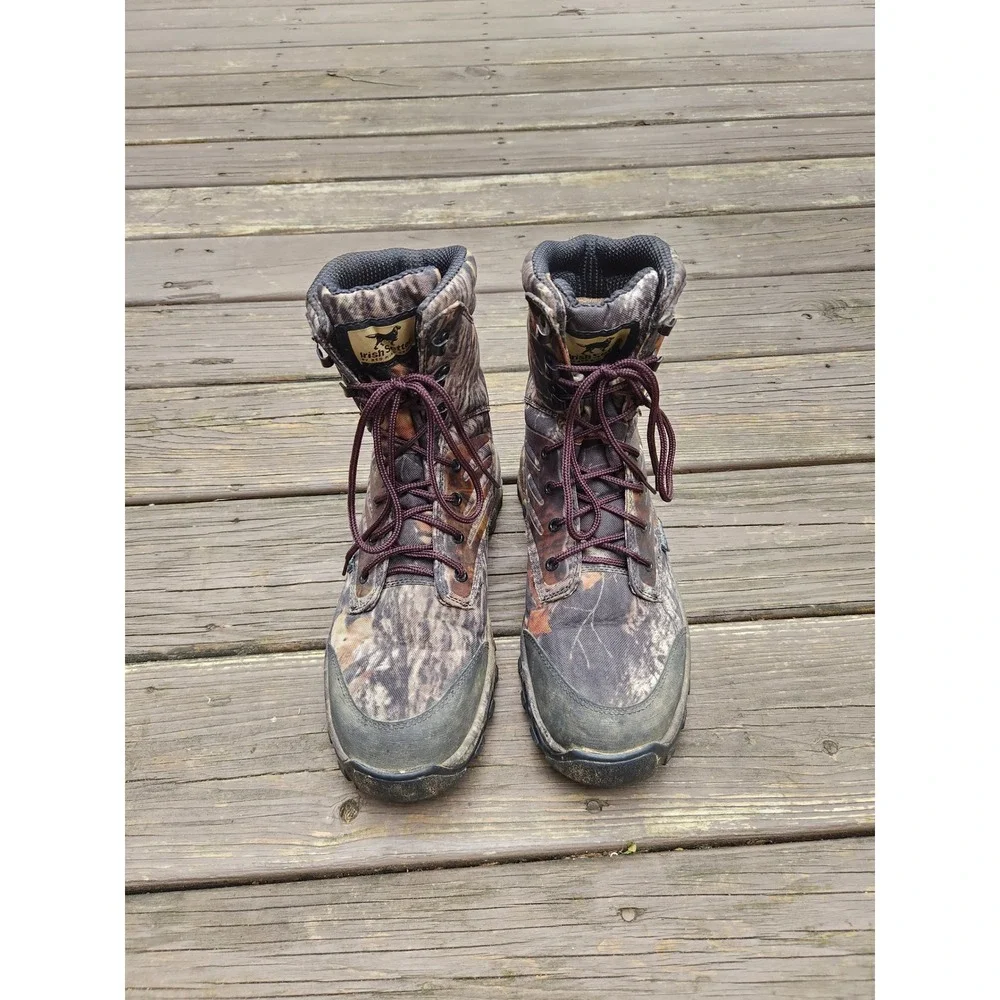 Irish Setter Hunting Boots Camo‎ Gore-Tex 800g Thinsulate 3859 Mens 8.5 D